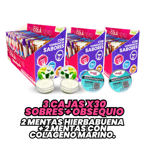 Image of Caja de sachets x 30 colágenos surtidos